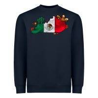 Navy mexica kentucky Heavyweight Sweatshirt - CowhideDigitalArt