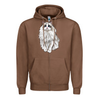Chestnut Ragdoll Cat Zipper Hoodie - LillyAllenDesigns