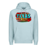 Blue Mist Texas Chica with roses Premium Hoodie - Jasminsmagicworld