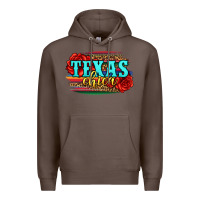 Coffee Texas Chica with roses Premium Hoodie - Jasminsmagicworld