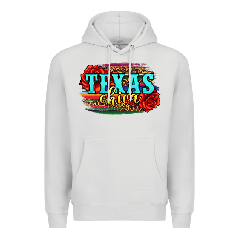 Texas Chica With Roses Premium Hoodie by Jasminsmagicworld | Teevron