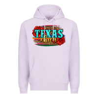 Lilac Texas Chica with roses Premium Hoodie - Jasminsmagicworld