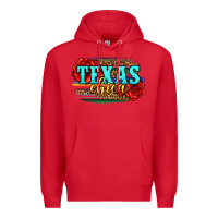 Red Texas Chica with roses Premium Hoodie - Jasminsmagicworld