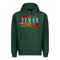 Sports Green Texas Chica with roses Premium Hoodie - Jasminsmagicworld