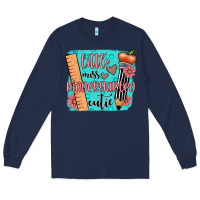 Navy little miss kindergarten cutie Long Sleeve Tee - JahusDesignShop