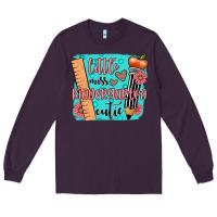 Plum little miss kindergarten cutie Long Sleeve Tee - JahusDesignShop