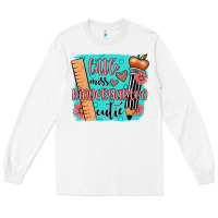 White little miss kindergarten cutie Long Sleeve Tee - JahusDesignShop