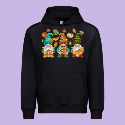 Fall Gnomes Urban Hoodie Designed By Nancycooperartshop