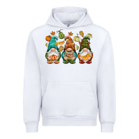 White Fall gnomes Urban Hoodie - NancyCooperArtShop