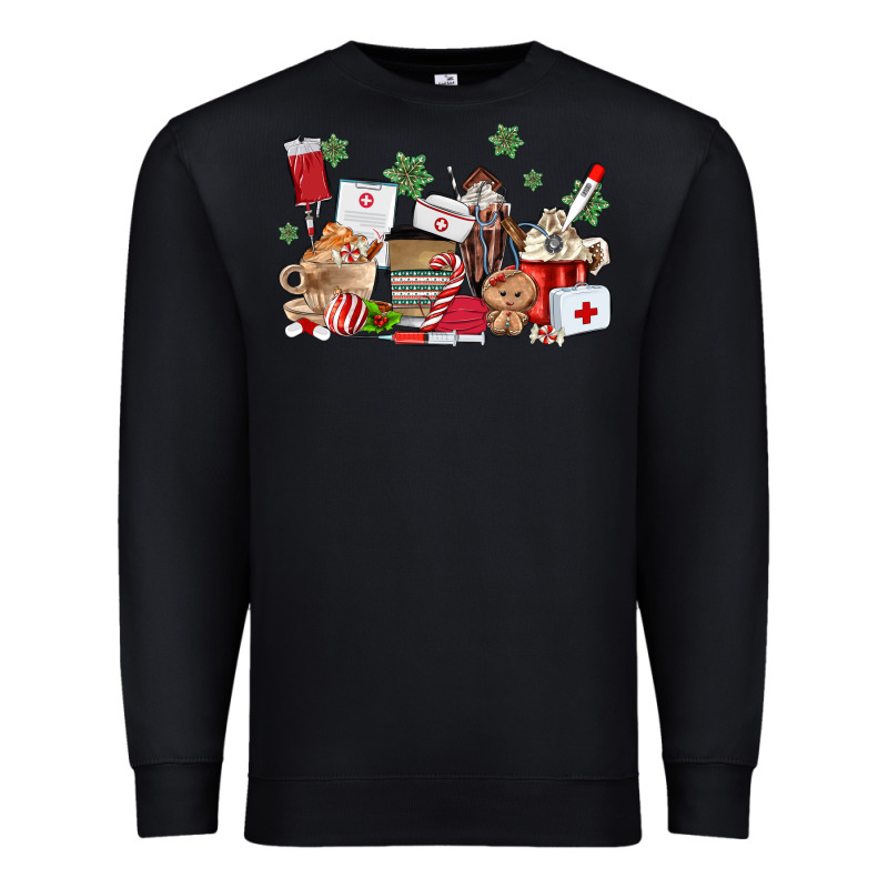 Nurse Coffee Cups Premium Sweatshirt by MaliasSmallBusiness | Teevron