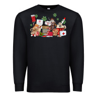 Black nurse coffee cups Premium Sweatshirt - MaliasSmallBusiness