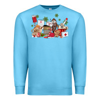 Ocean Blue nurse coffee cups Premium Sweatshirt - MaliasSmallBusiness