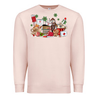 Pale Pink nurse coffee cups Premium Sweatshirt - MaliasSmallBusiness