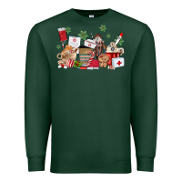Sports Green nurse coffee cups Premium Sweatshirt - MaliasSmallBusiness