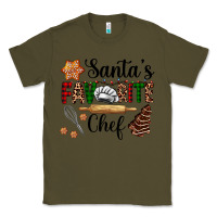 Army Green santa's favorite chef Classic Tee - AdoDesignShop