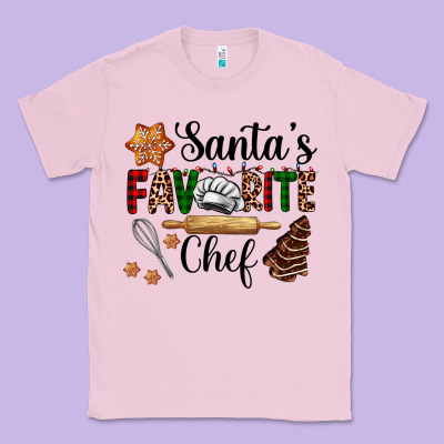 Santa's Favorite Chef Classic Tee Designed By Adodesignshop