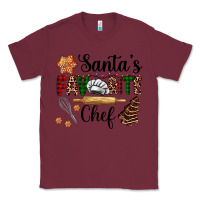 Burgundy santa's favorite chef Classic Tee - AdoDesignShop