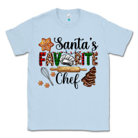 Dusty Blue santa's favorite chef Classic Tee - AdoDesignShop