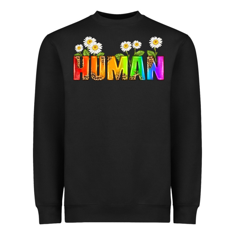 Human Heavyweight Sweatshirt by HRA Design Shop | Teevron