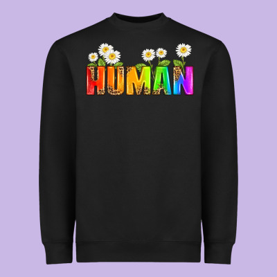 Human Heavyweight Sweatshirt Designed By Hra Design Shop