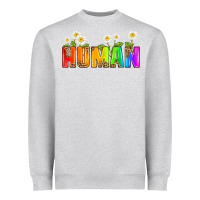 Heather Grey human Heavyweight Sweatshirt - HRA Design Shop
