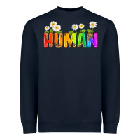 Navy human Heavyweight Sweatshirt - HRA Design Shop