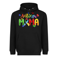 Black autism mama Heavyweight Hoodie - MaliasSmallBusiness