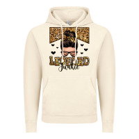 Vintage Artic leopard junkie messy bun Vintage Hoodie - Zillion Design Studio