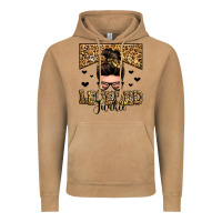 Vintage Camel leopard junkie messy bun Vintage Hoodie - Zillion Design Studio