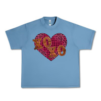Pebble Blue xoxo Urban Heavy Tee - BarkalooDesign