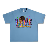 Pebble Blue love autism awareness Urban Heavy Tee - JahusDesignShop