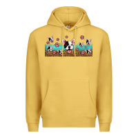 Antique Gold french bulldogs Premium Hoodie - Jasminsmagicworld
