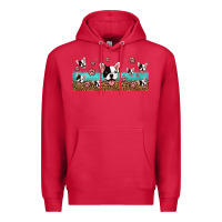 Cardinal french bulldogs Premium Hoodie - Jasminsmagicworld