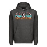 Charcoal Heather french bulldogs Premium Hoodie - Jasminsmagicworld