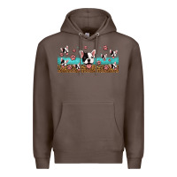 Coffee french bulldogs Premium Hoodie - Jasminsmagicworld