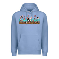 Colony Blue french bulldogs Premium Hoodie - Jasminsmagicworld