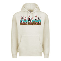 Oatmeal Heather french bulldogs Premium Hoodie - Jasminsmagicworld