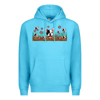 Ocean Blue french bulldogs Premium Hoodie - Jasminsmagicworld