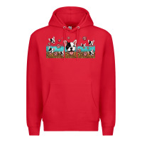Red french bulldogs Premium Hoodie - Jasminsmagicworld