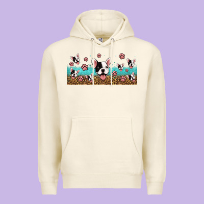 French Bulldogs Premium Hoodie Designed By Jasminsmagicworld