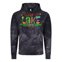 Cloud Black living on lake time Vintage Hoodie - Zillion Design Studio