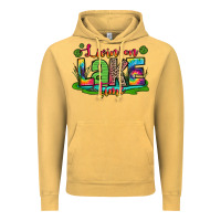 Vintage Mustard living on lake time Vintage Hoodie - Zillion Design Studio