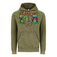 Vintage Olive living on lake time Vintage Hoodie - Zillion Design Studio