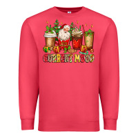 Cardinal Christmas Santa coffee cups current mood Premium Sweatshirt - MaliasSmallBusiness
