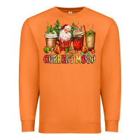 Carrot Christmas Santa coffee cups current mood Premium Sweatshirt - MaliasSmallBusiness