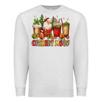 Oatmeal Heather Christmas Santa coffee cups current mood Premium Sweatshirt - MaliasSmallBusiness