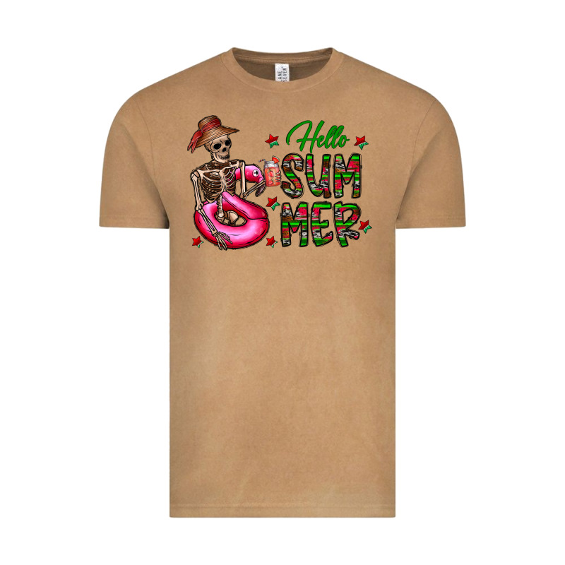 Hello Summer Vintage Tee by CowhideDigitalArt | Teevron