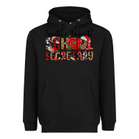 Black santa s favorite coffee school secretary Heavyweight Hoodie - MaliasSmallBusiness