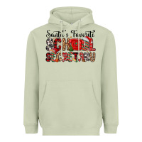 Matcha santa s favorite coffee school secretary Heavyweight Hoodie - MaliasSmallBusiness
