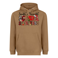 Toasted Coconut santa s favorite coffee school secretary Heavyweight Hoodie - MaliasSmallBusiness